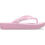 Női Lezser Gumi Világos rózsaszín árnyalatú Crocs Classic Flipflop papucsok Pántos kapoccsal 
