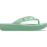 Női Lezser Gumi Világos zöld árnyalatú Crocs Classic Flipflop papucsok Pántos kapoccsal 
