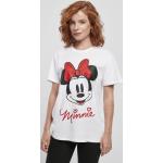 Női Lezser Fehér Mickey Mouse és barátai Minnie Mouse Rövid ujjú pólók 
