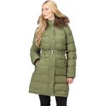 Női Khaki zöld árnyalatú Regatta Téli Szennyeződés-ellenálló anyagból Steppelt kabátok - Vízálló 