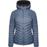 Női Kék Téli Kapucnis Steppelt kabátok Fenntartható forrásból XXS-es 