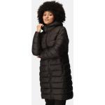 Női Sportos Fekete Regatta Téli Szennyeződés-ellenálló anyagból Steppelt kabátok - Vízálló 