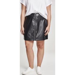 Nõi szoknya // Urban Classics Ladies Faux Leather Zip Skirt black