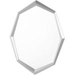 Fali Függesztett Tükör Ezüst 90 x 66 cm Geometriai Nyolcszögletű