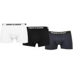 Férfi Streetwear Sötétkék árnyalatú Urban Classics Sztreccs boxerek 3 darab / csomag L-es 