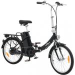 Acél Fekete vidaXL Összehajtható Elektromos kerékpárok 