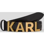 85 Női Klasszikus Fekete Karl Lagerfeld Övek Marhabőr 