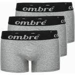 Férfi Elasztán Szürke Ombre Clothing Sztreccs boxerek 3 darab / csomag M-es 