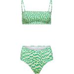 ONLY Bikini 'Amalie' zöld / világoszöld / fehér