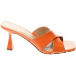 Designer Női Narancssárga Michael Kors Papucsok - 9 cm fölötti sarokkal 