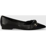 Női Bőr Fekete PATRIZIA PEPE Balerina cipők - Hegyes orral 37-es méretben 