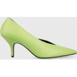 Női Lezser Bőr Zöld PATRIZIA PEPE Tűsarkú cipők - Hegyes orral 36-os méretben 