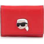 Női Piros Karl Lagerfeld Bőr pénztárcák Marhabőr 