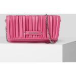 Női Elegáns Bőr Rózsaszín Karl Lagerfeld Cipzáras pénztárcák 