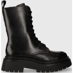 Női Farmer Fekete Pepe Jeans Téli cipők Fűzős kapoccsal 36-os méretben 
