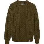 Klasszikus Gyapjú Khaki zöld árnyalatú Sweater-ek 
