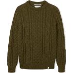 Klasszikus Gyapjú Khaki zöld árnyalatú Sweater-ek XL-es 