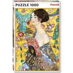 Piatnik 1000 db-os puzzle - Klimt - Hölgy legyezõvel (552748)