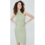 Női Elasztán Zöld Pieces Mini Kereknyakú Testhezálló ruhák Fenntartható forrásból akciósan XL-es 