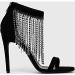 Női Szexi Fekete PINKO Tűsarkú cipők - 9 cm fölötti sarokkal Szarvasbőr akciósan 36-os méretben 