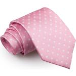 Férfi Elegáns Pöttyös Poliészter Rózsaszín Nyakkendők 