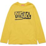 Fiú Lezser Kockás Sárga Diesel Gyerek hosszú ujjú pólók 