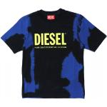 Fiú Lezser Feliratos Kék Diesel Gyerek rövid ujjú pólók 
