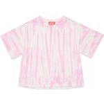 Lány Batikolt Rózsaszín Diesel Gyerek rövid ujjú pólók 