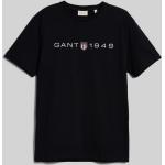 Férfi Lezser Feliratos Fekete Gant Feliratos pólók XS-es 