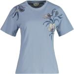 Női Lezser Virágos Kék Gant Magnólia motívumos Rövid ujjú pólók XS-es 