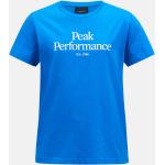 Lány Lezser Dzsörzé Kék Peak Performance Gyerek rövid ujjú pólók 