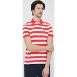 Designer Férfi Dzsörzé Piros Polo Ralph Lauren Rövid ujjú pólók S-es 