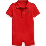 Designer Baba Piros Polo Ralph Lauren Gyerek rövid ujjú pólók 12 hónaposoknak 