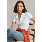 Designer Női Elasztán Fehér Polo Ralph Lauren Galléros pólók XS-es 