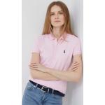 Designer Női Elasztán Rózsaszín Polo Ralph Lauren Pólók XS-es 