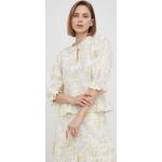 Designer Női Virágos Vászon Polo Ralph Lauren Blúzok XS-es 