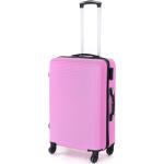 Szövet Rózsaszín Utazó bőröndök 4 darab / csomag akciósan 