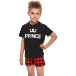 Fiú Kockás Gumi Fekete Gyerek pizsamák 110-es méretű 