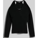 Női Hosszú Viszkóz Fekete Karl Lagerfeld Hosszu ujjú Sweater-ek XS-es 
