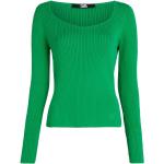 Női Lezser Zöld Karl Lagerfeld Hosszu ujjú Szív alakú Kötött pulóverek XS-es 