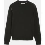 Férfi Gyapjú Fekete Trussardi Kereknyakú Sweater-ek XL-es 