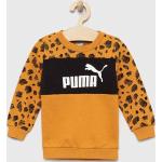 Fiú Feliratos Elasztán Sárga Puma Gyerek pulóverek Fenntartható forrásból akciósan 104-es méretű 