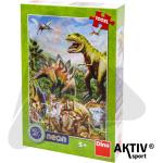 Színes Dino Dinoszauroszok 100    darabos  Puzzle-k 5 - 7 éves korig 