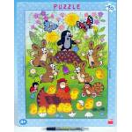 Papír Állatos motívumos Puzzle-k Húsvétra 3 - 5 éves korig 