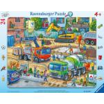 Papír Ravensburger Építkezés 24   darabos  Puzzle-k 3 - 5 éves korig 
