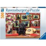 Fekete Ravensburger 500   darabos  Puzzle-k 9 - 12 éves korig 