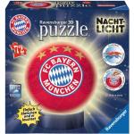 Ravensburger 72 db-os 3D világító gömb puzzle - FC Bayern München (12177)