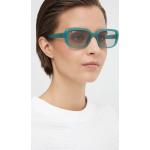 Női Műanyag Zöld Ray Ban Szögletes napszemüvegek 5 XL-es 