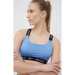 Női Elasztán Kék Reebok Állítható Enyhe tartást adó Sportmelltartók - 60AA kosár Pilateshez XS-es 