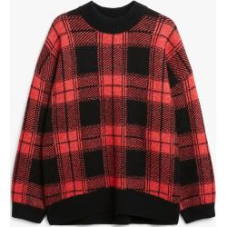 Relaxed soft knit sweater - Red